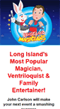 Mobile Screenshot of longislandmagicians.com